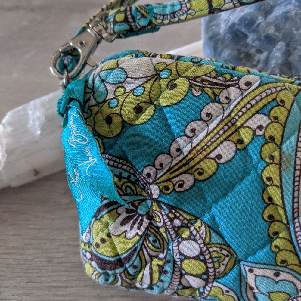 Vera Bradley Retired Peacock Wristlet Purse - Picture 3 of 7